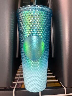 Starbucks - Studded cup wow look at the colors on the Starbucks cup is gorgeous